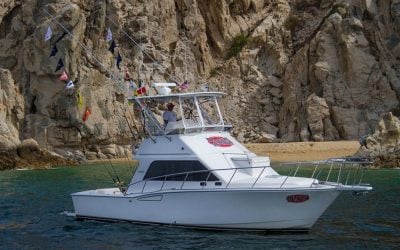 35ft Cabo sport fisher and cabo express sports fishing charter boats in Cabo San Lucas operated by redrumcabo