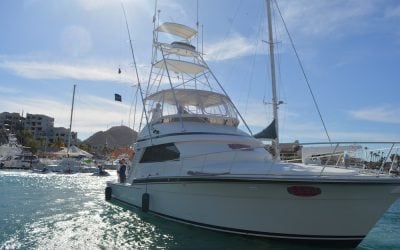 46ft Bertram Oh So Rojo sport fisher by redrum sports fishing cabo san lucas